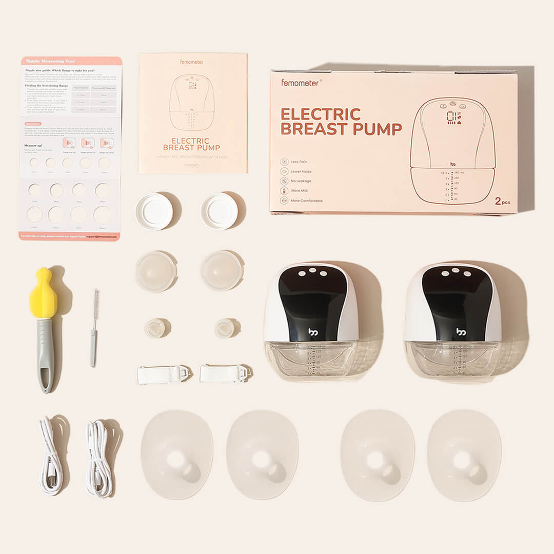 Femometer wearable electric breast pump package included